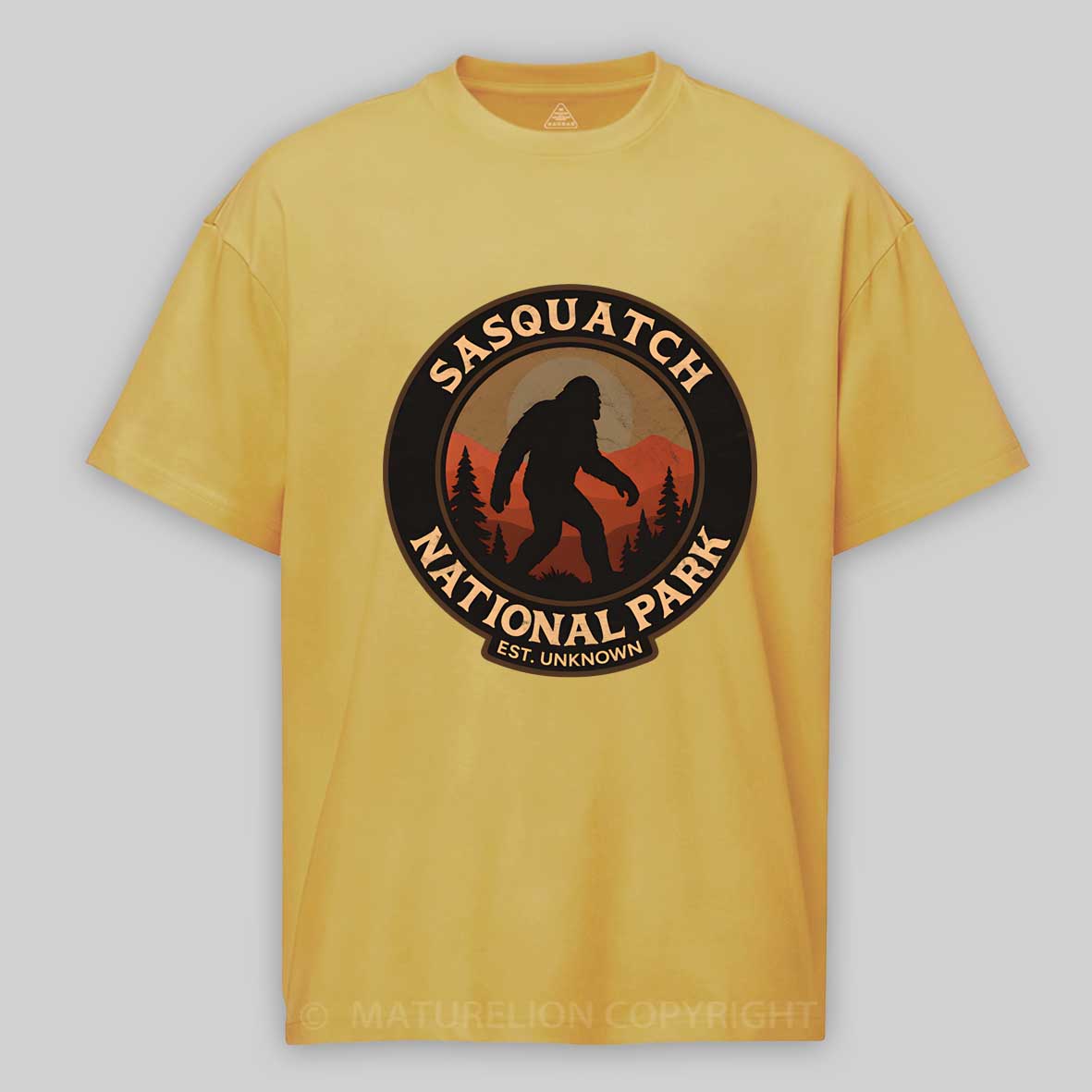 Maturelion Sasquatch National Park Cotton T-shirt