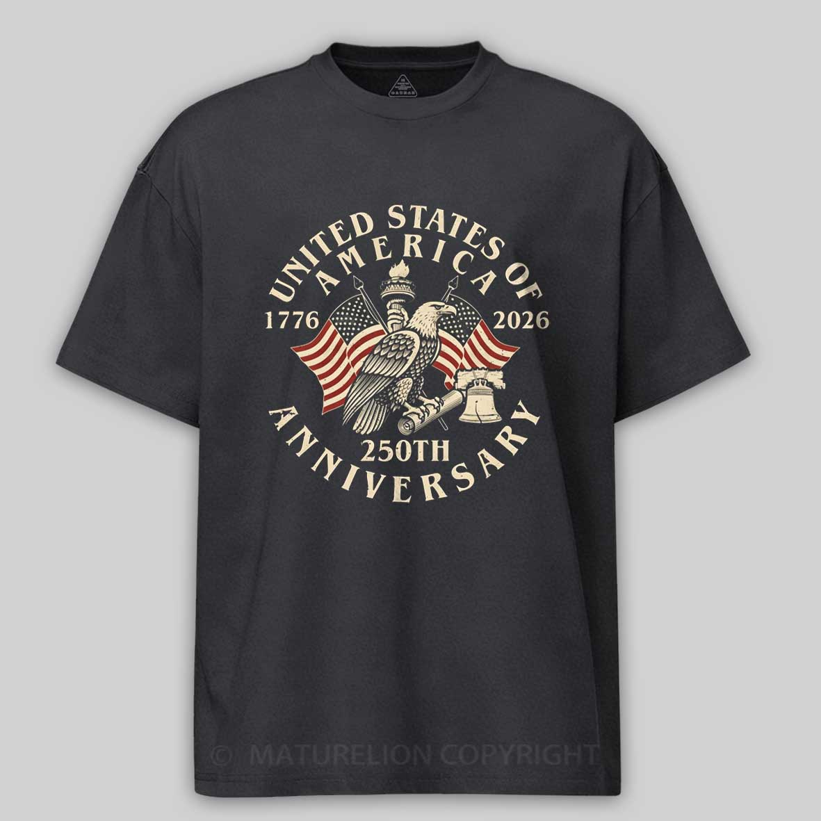 Maturelion Eagle America 250th Anniversary T-Shirt