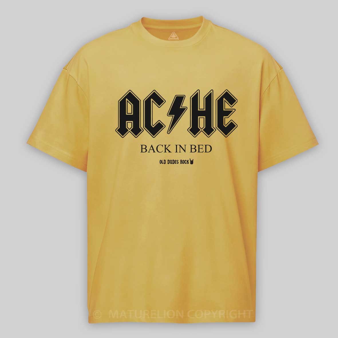 Maturelion ACHE - Back In Bed Cotton T-shirt