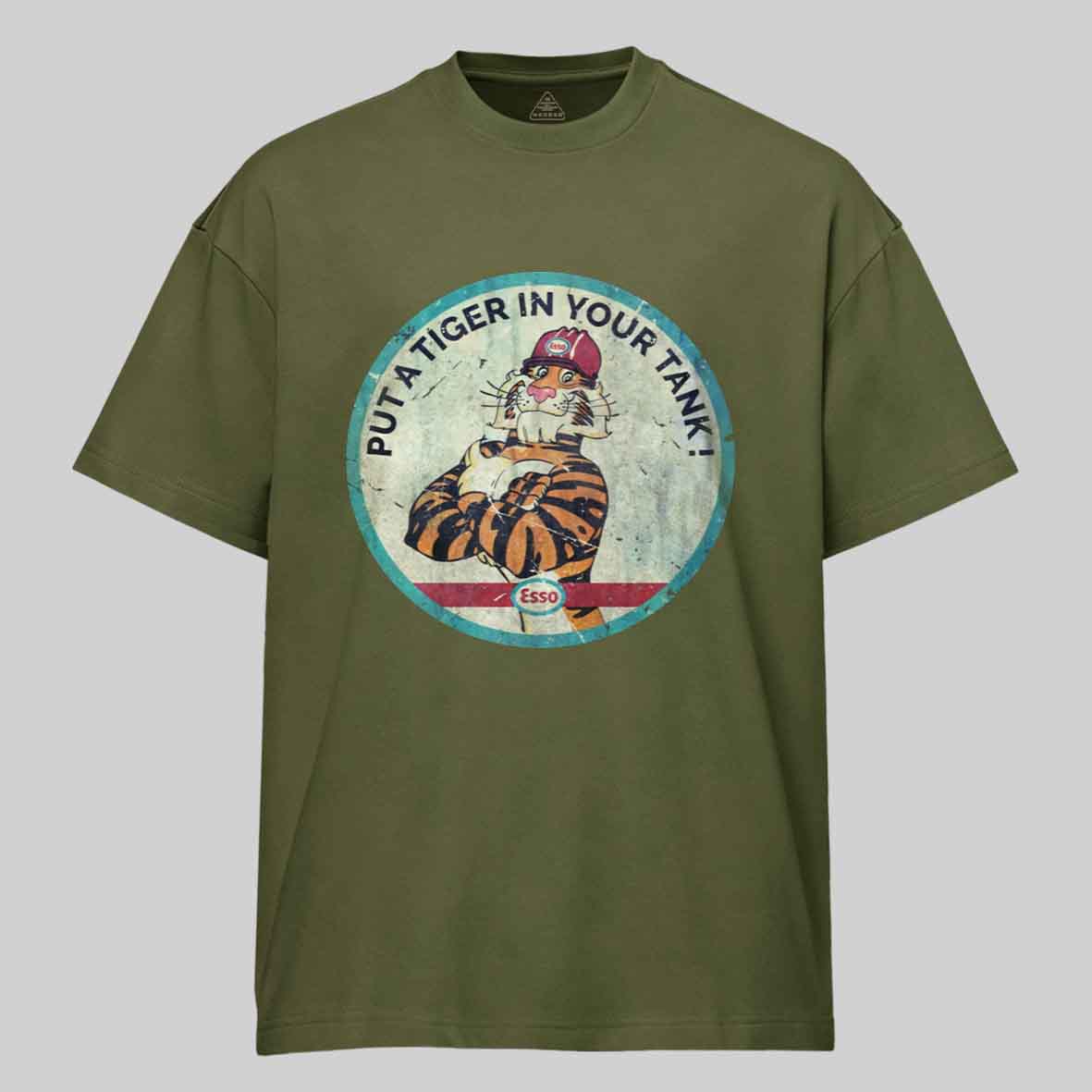 Maturelion Put a Tiger in Your Tank Cotton T-shirt