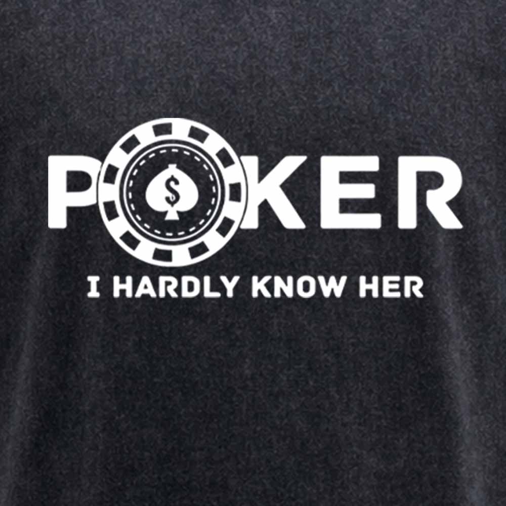 Maturelion Poker I Hardly Know Her Washed T-shirt