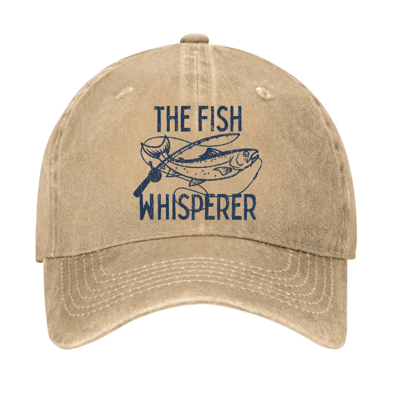 The Fish Whisperer Funny Fishing Cap -Maturelion