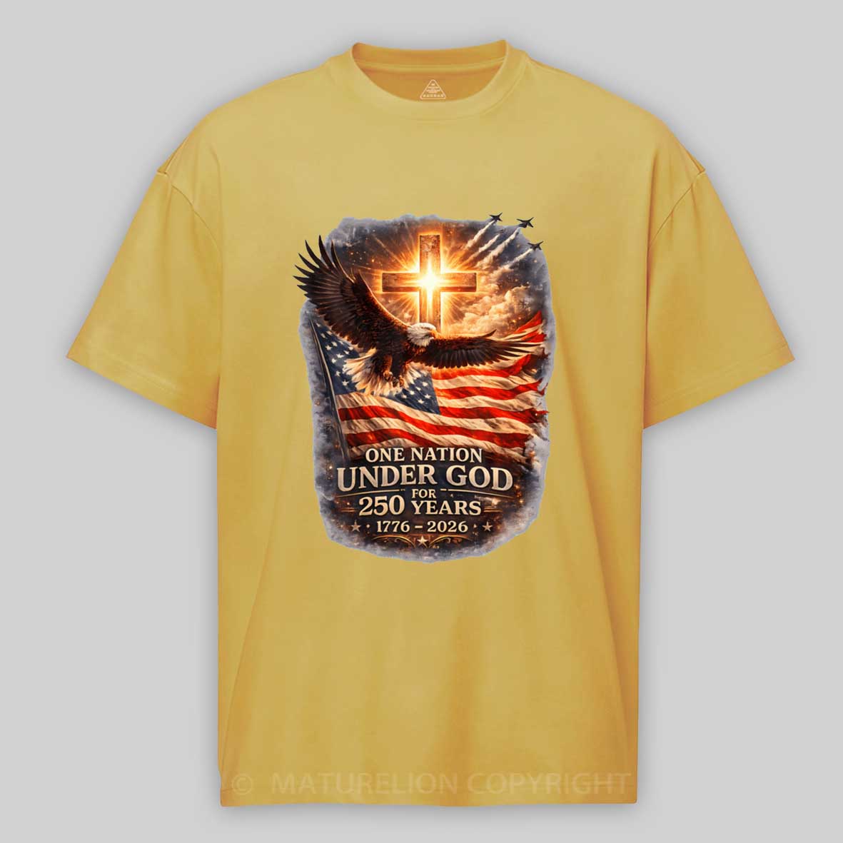 Maturelion Usa 250Th Anniversary Patriotic 4Th Of July T-shirt 