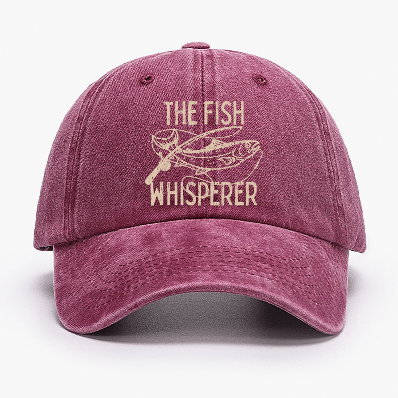The Fish Whisperer Funny Fishing Cap -Maturelion