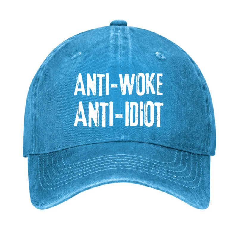 Anti-Woke Anti-Idiot Funny Sarcastic Cap-Maturelion