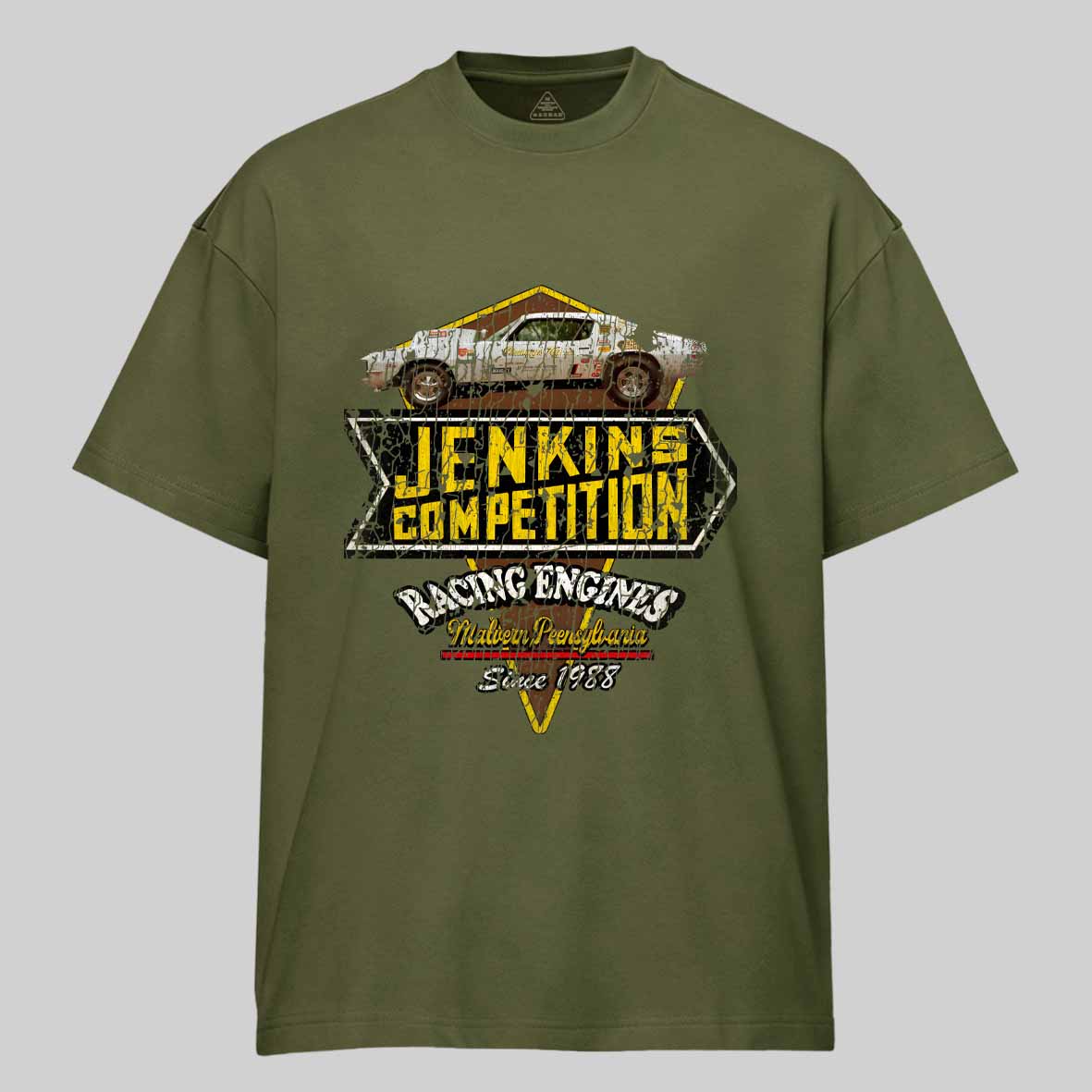 Maturelion JENKINS COMPETITION RACING ENGINES // 1955 VINTAGE Cotton T-shirt