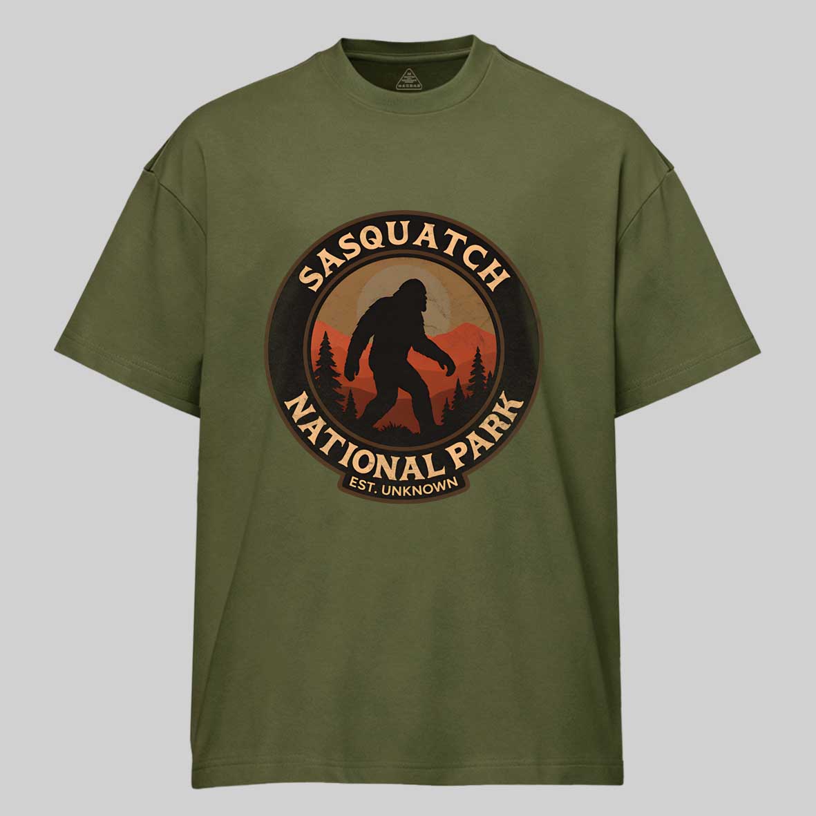 Maturelion Sasquatch National Park Cotton T-shirt