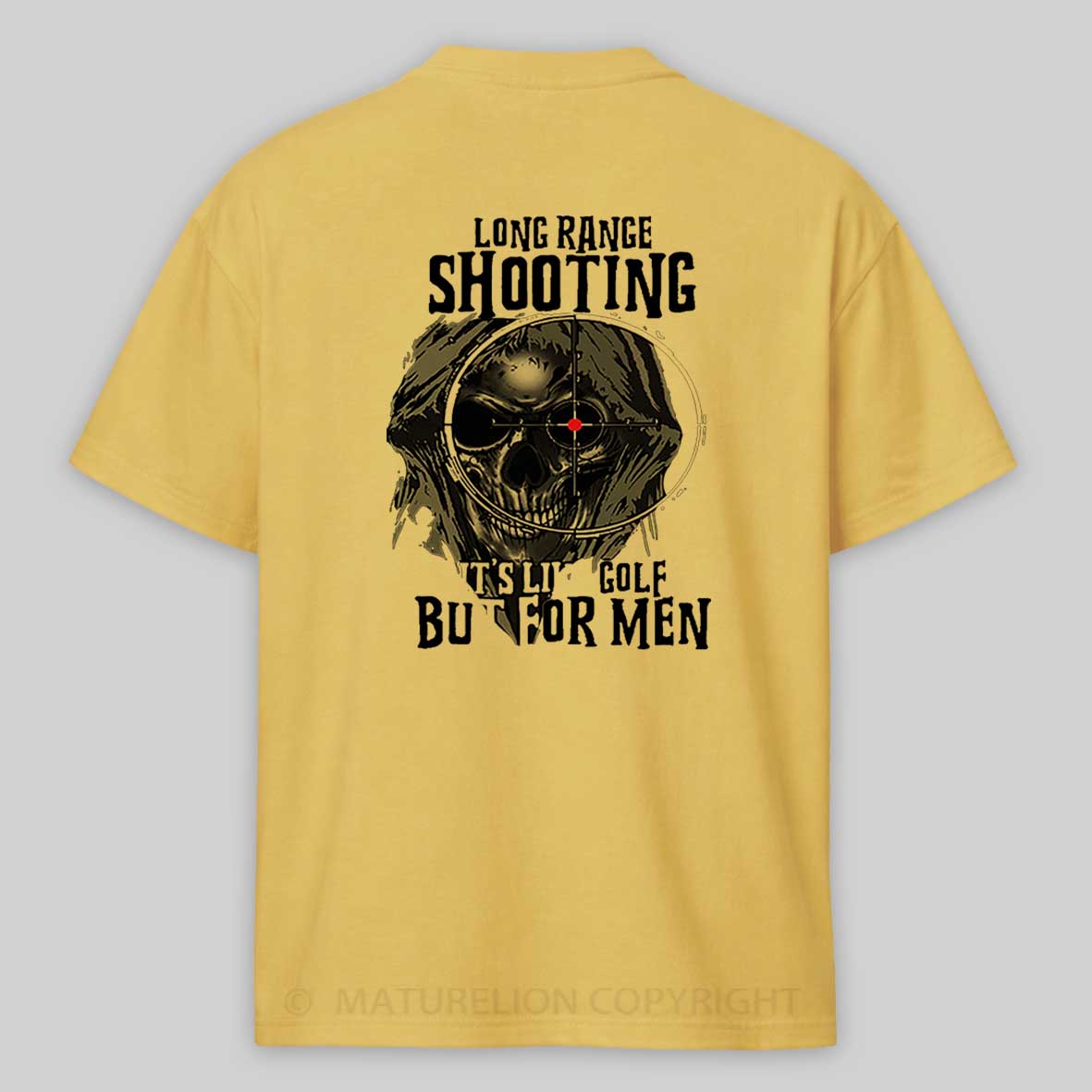 Long Range Shooting It's Like Golf But For Men Cotton T-shirt
