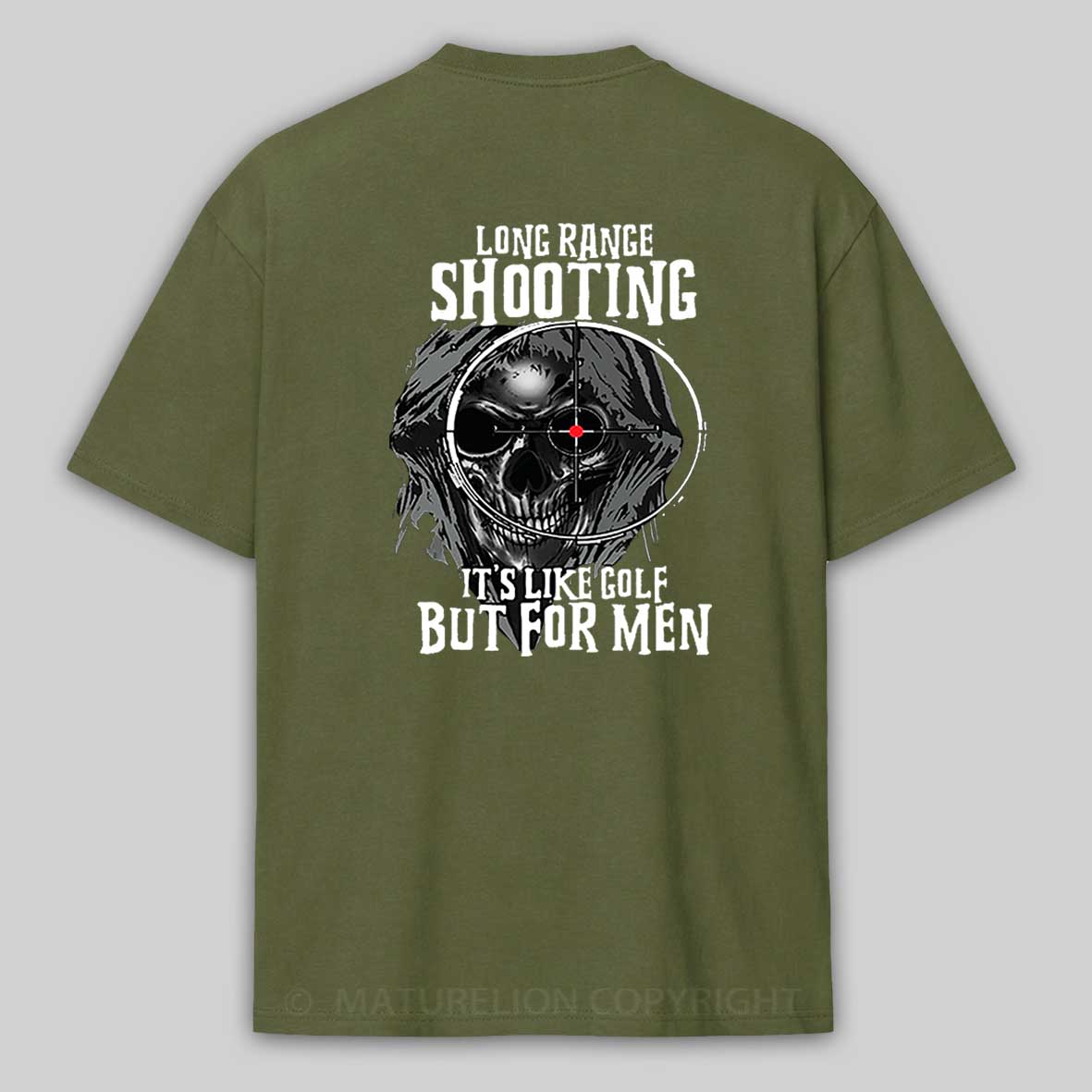 Long Range Shooting It's Like Golf But For Men Cotton T-shirt