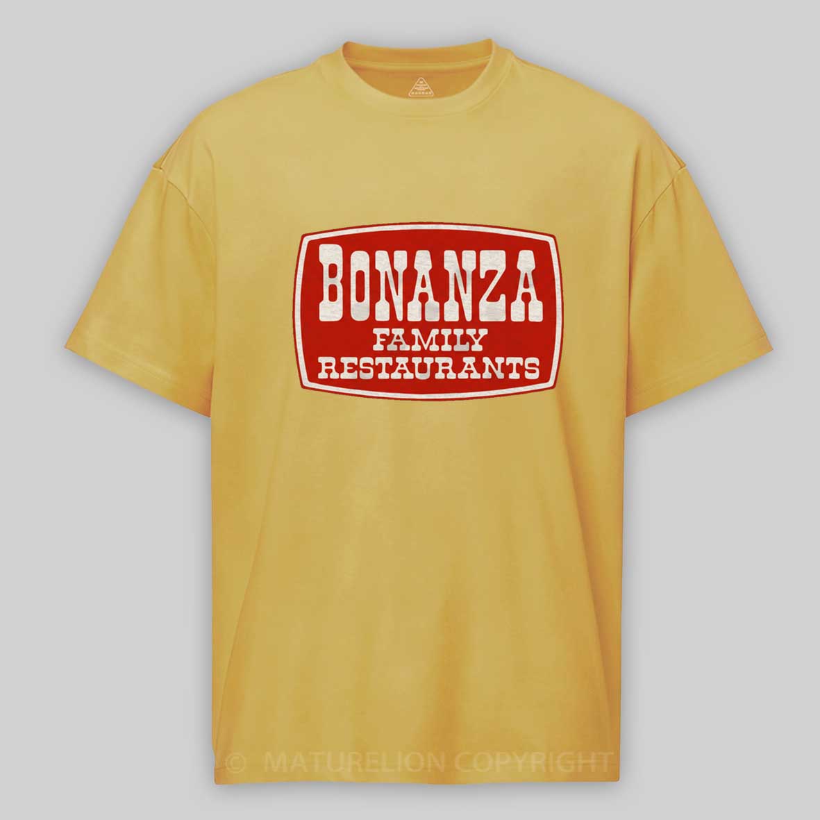 Maturelion Bonanza Family Restaurants Funny Movie T-shirt