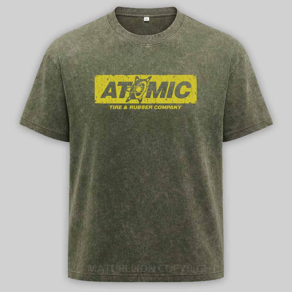 Maturelion Atomic Tire & Rubber Co. 2004 Washed T-shirt