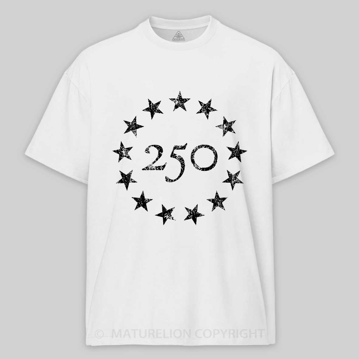 Maturelion Star America 250 Anniversary Cotton T-shirt 