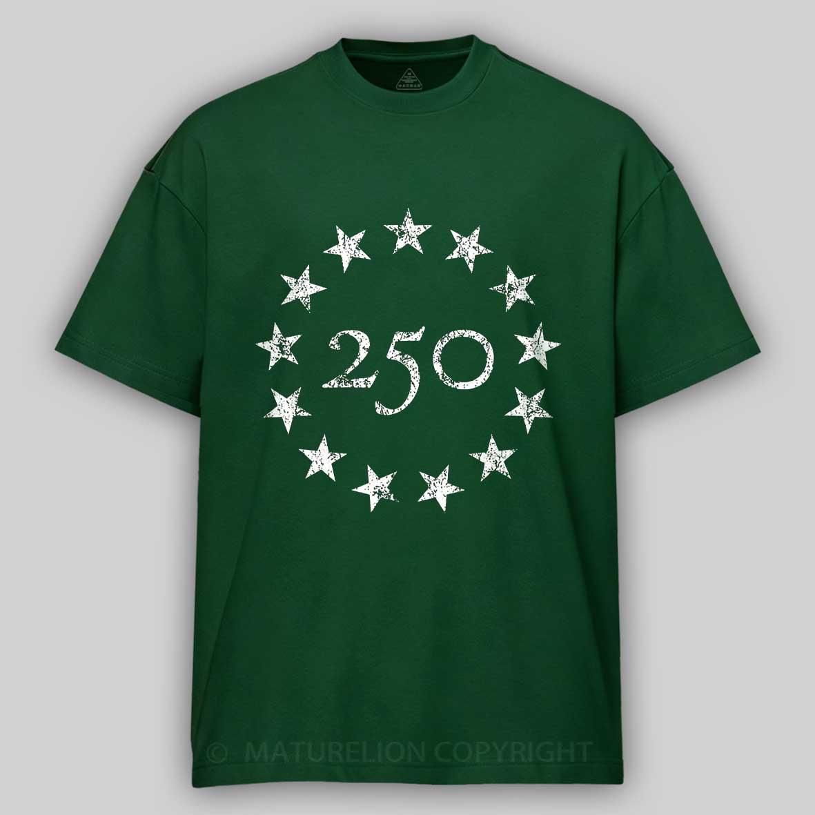 Maturelion Star America 250 Anniversary Cotton T-shirt 