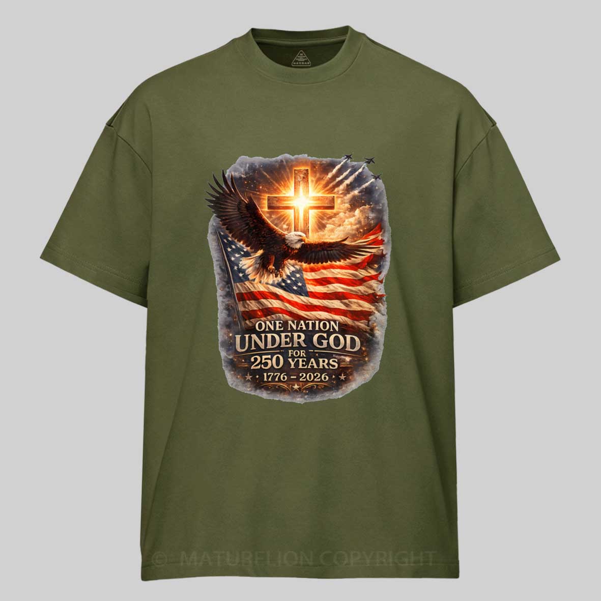 Maturelion Usa 250Th Anniversary Patriotic 4Th Of July T-shirt 