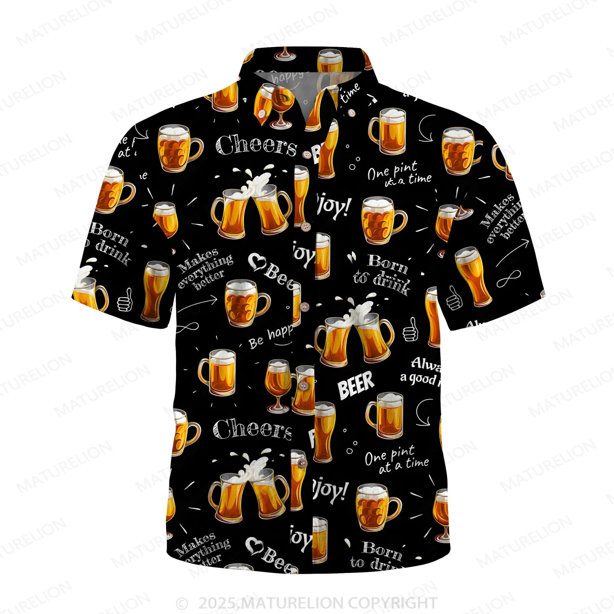 Maturelion Cool Tropics Button Up Shirt
