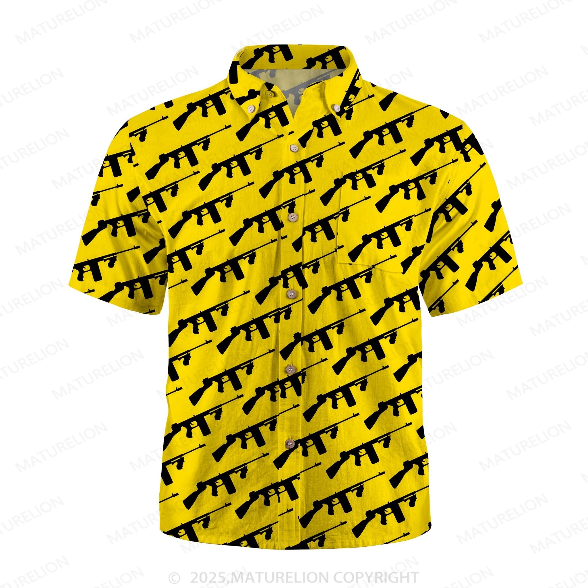 Maturelion Aloha Spirit Button Up Shirt