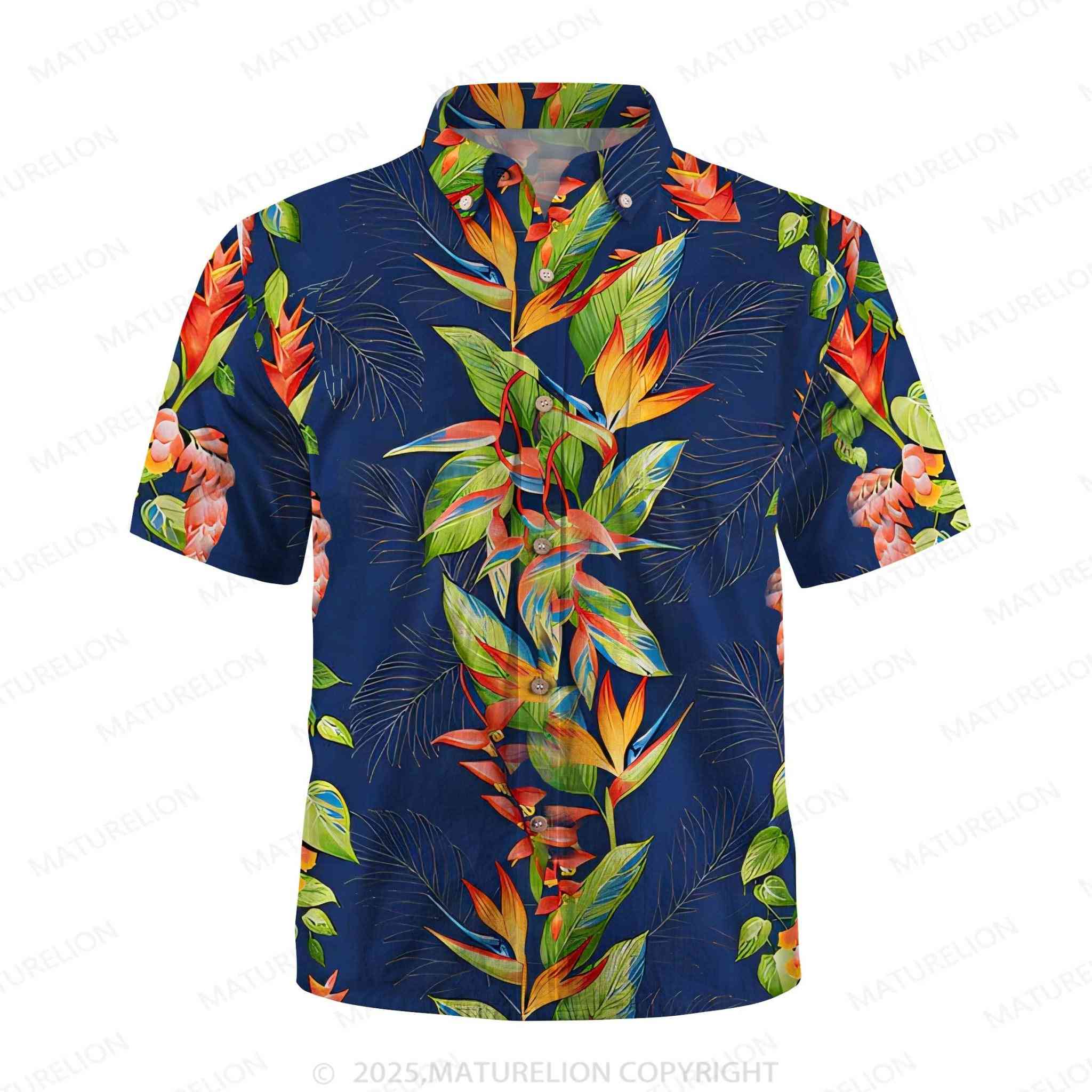 Maturelion Bird of Paradise Hawaii Shirt