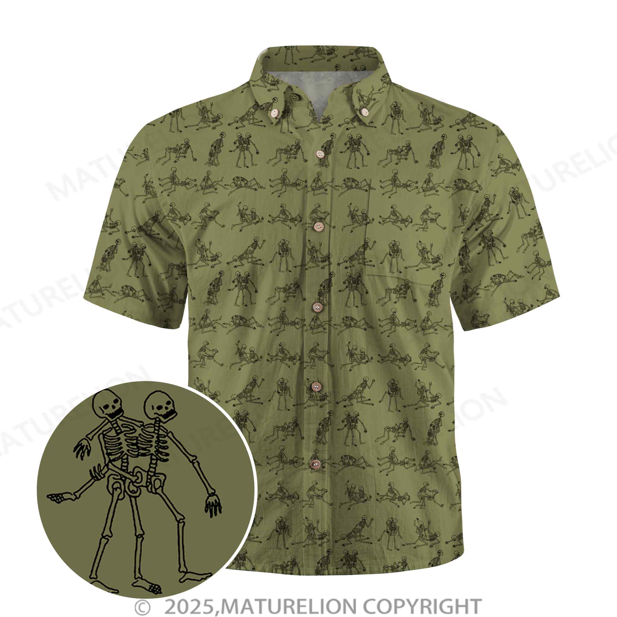 Maturelion Men's Button Pocket ShirtUnlock Hawaii’s Secret Temptations Hawaiian Shirt