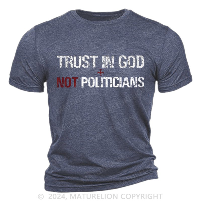 Maturelion Trust In God Cotton T-Shirt Sale-Maturelion