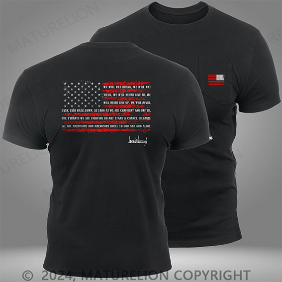 Maturelion Nation Proclamation Pocket T-Shirt