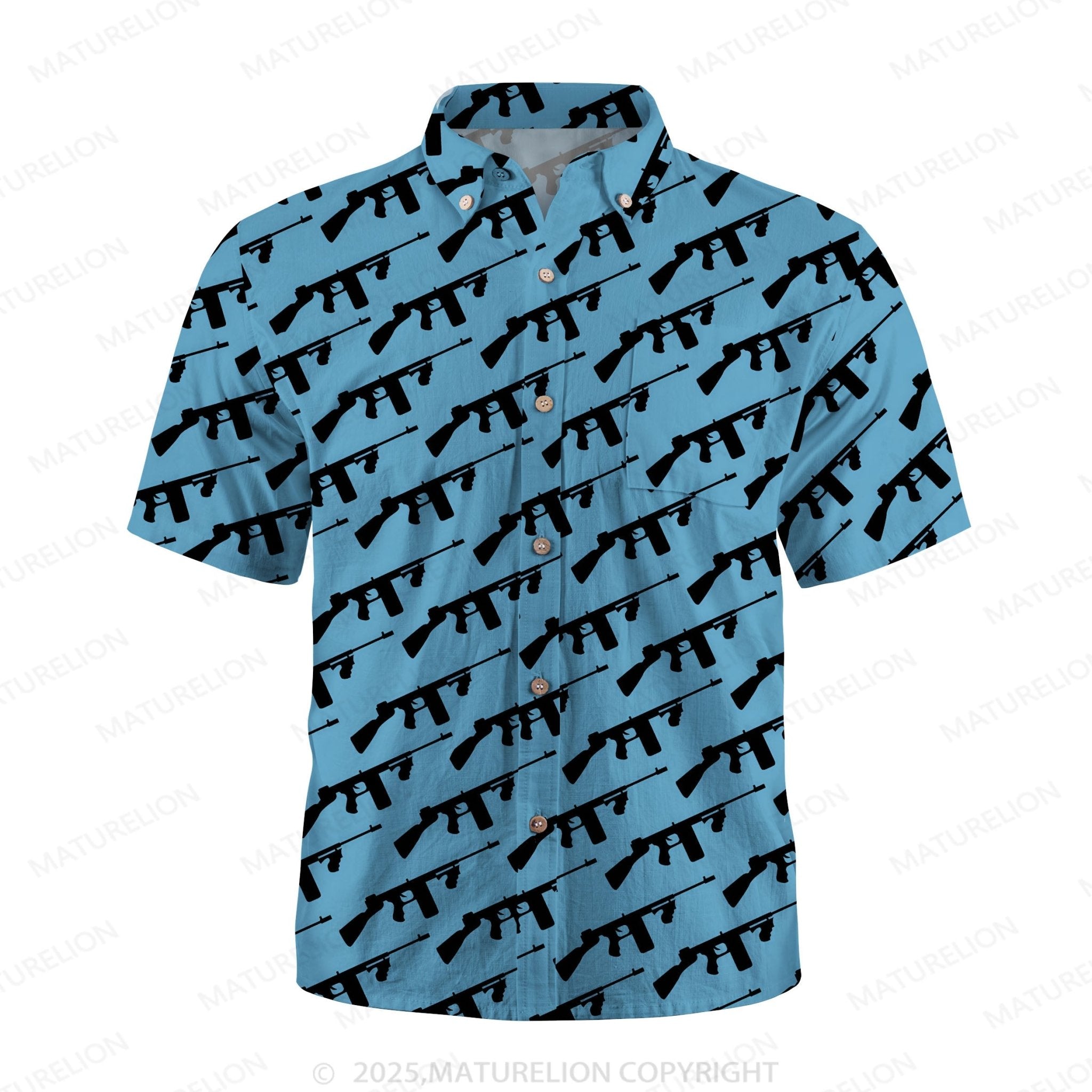 Maturelion Aloha Spirit Button Up Shirt