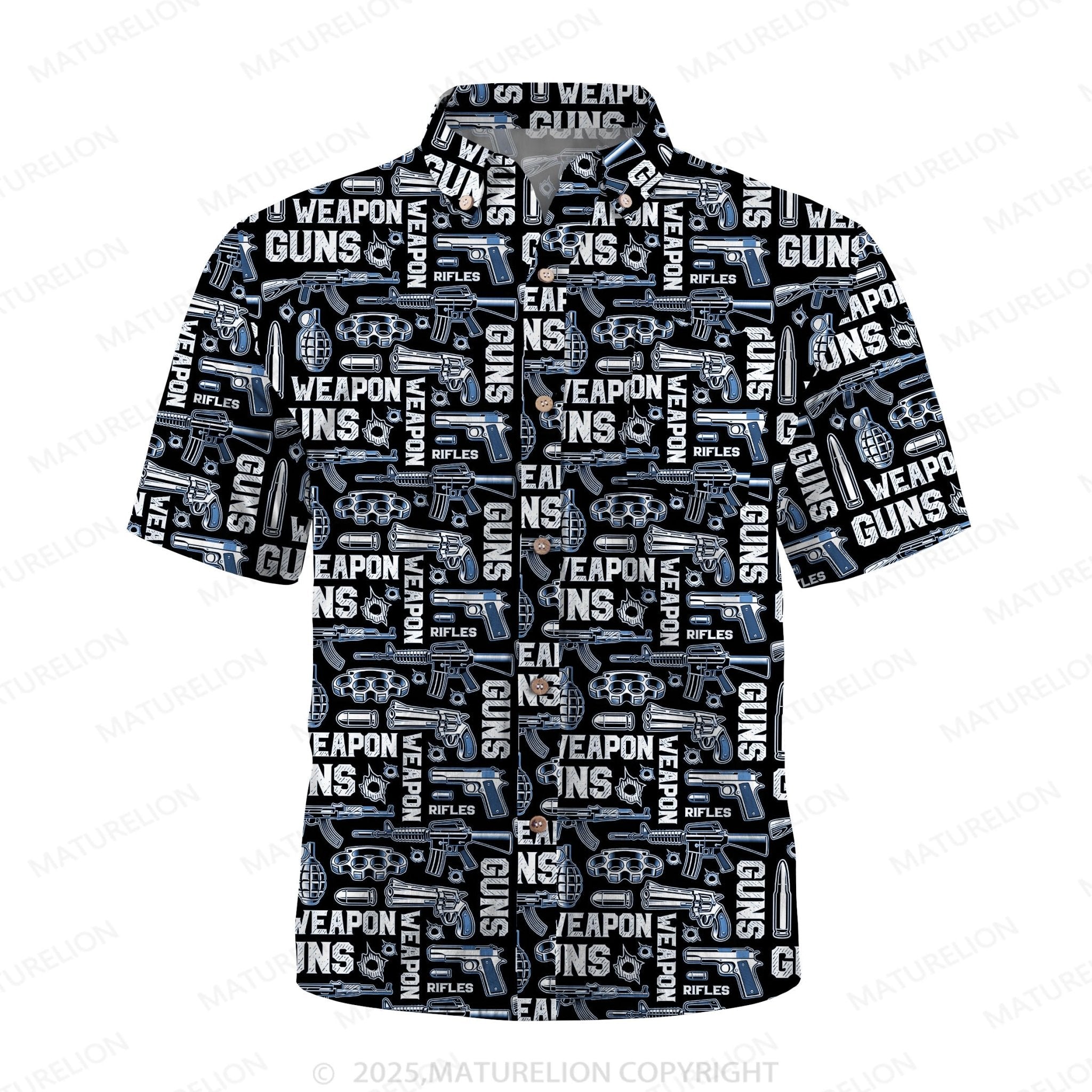 Maturelion Tropical Breeze Button Up Shirt
