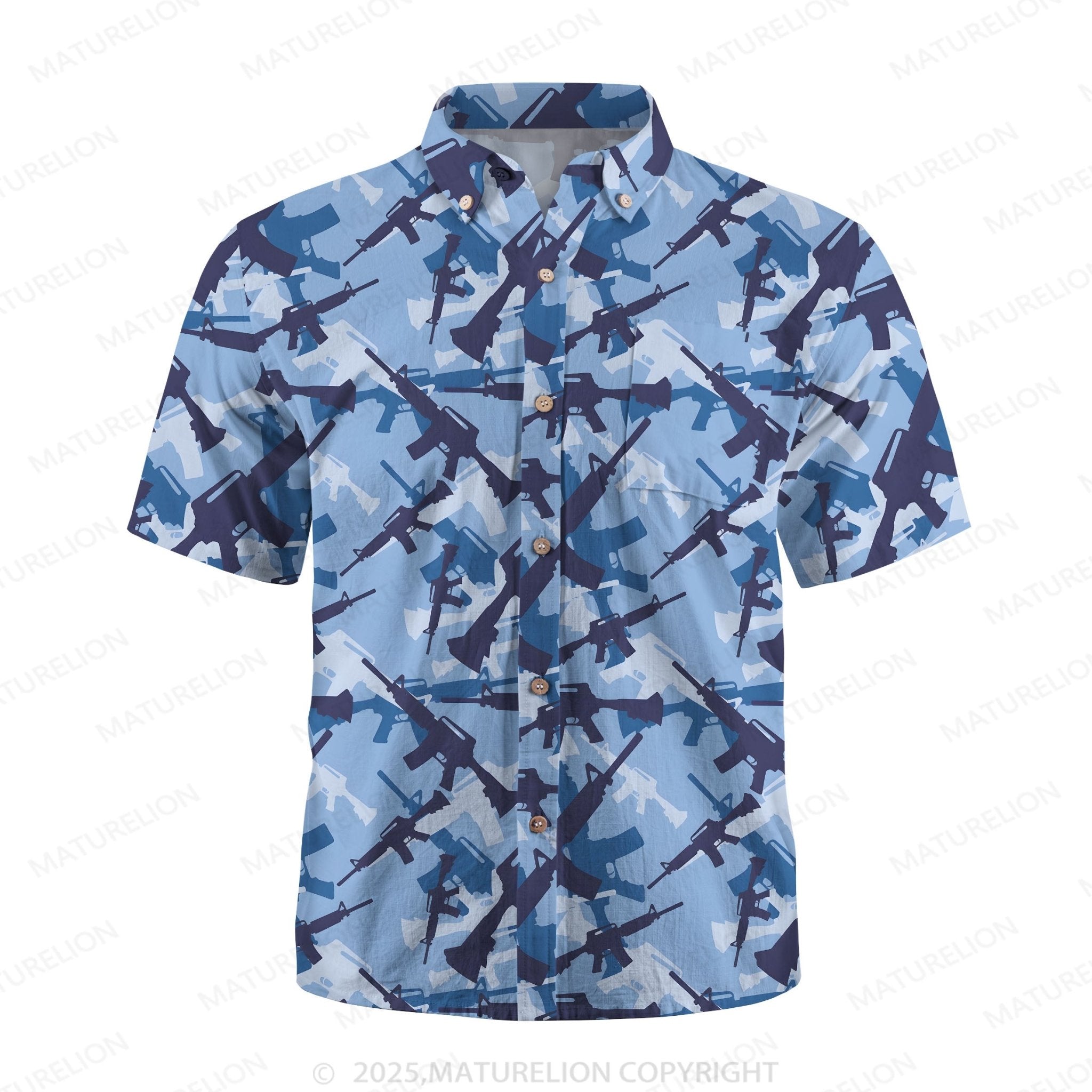 Maturelion Island Dream Button Up Shirt