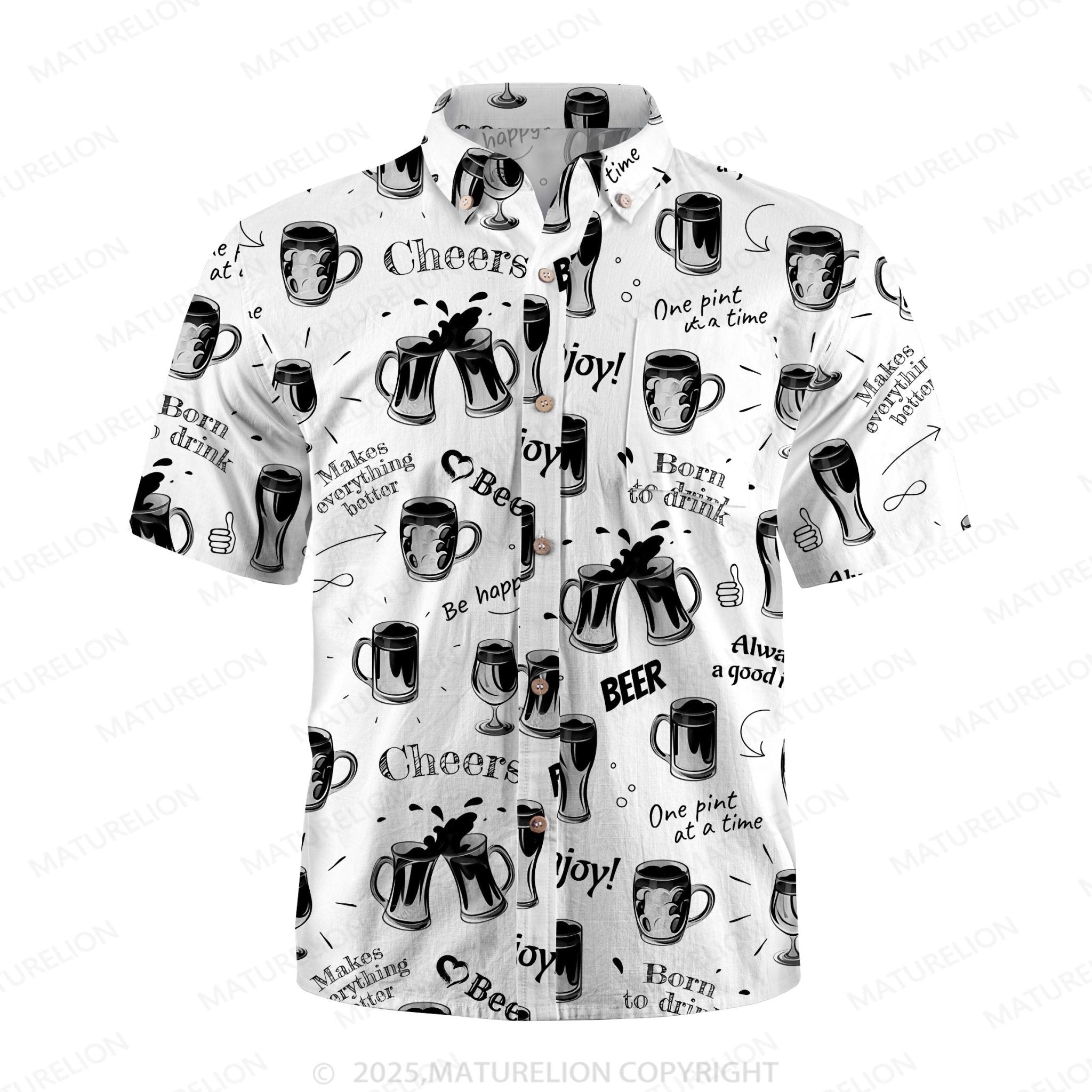 Maturelion Cool Tropics Button Up Shirt