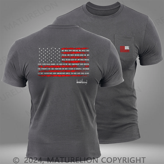 Maturelion Nation Proclamation Pocket T-Shirt