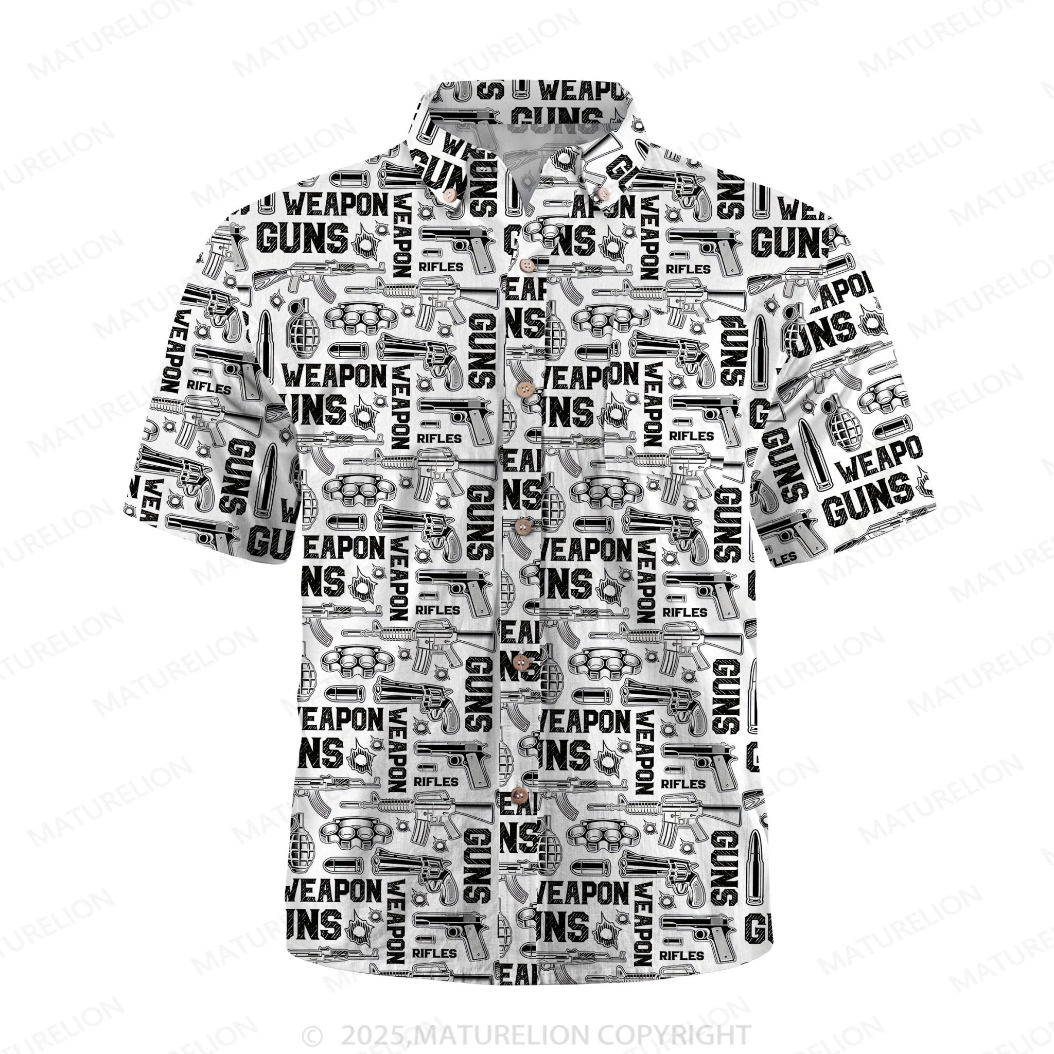 Maturelion Tropical Breeze Button Up Shirt
