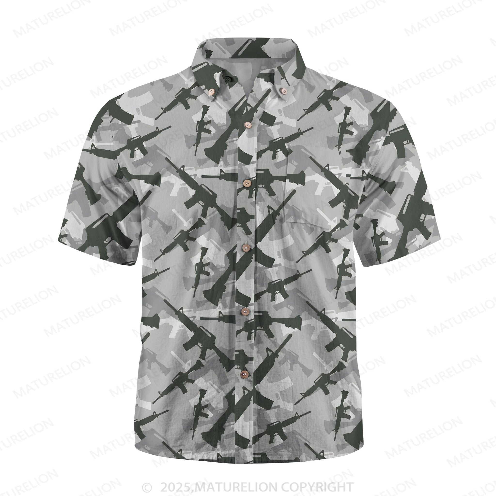 Maturelion Island Dream Button Up Shirt