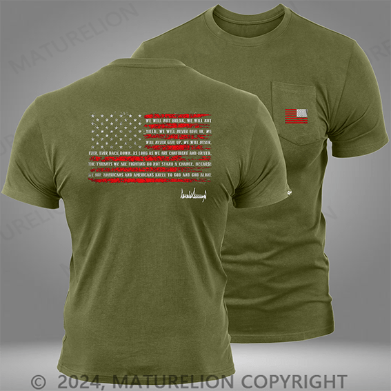 Maturelion Nation Proclamation Pocket T-Shirt