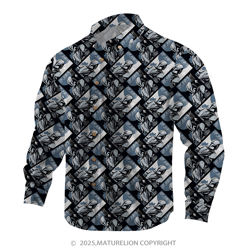 Maturelion Men's Hawaiian Shirt Neon Synthwave Laser Sword Hawaiian Shirt