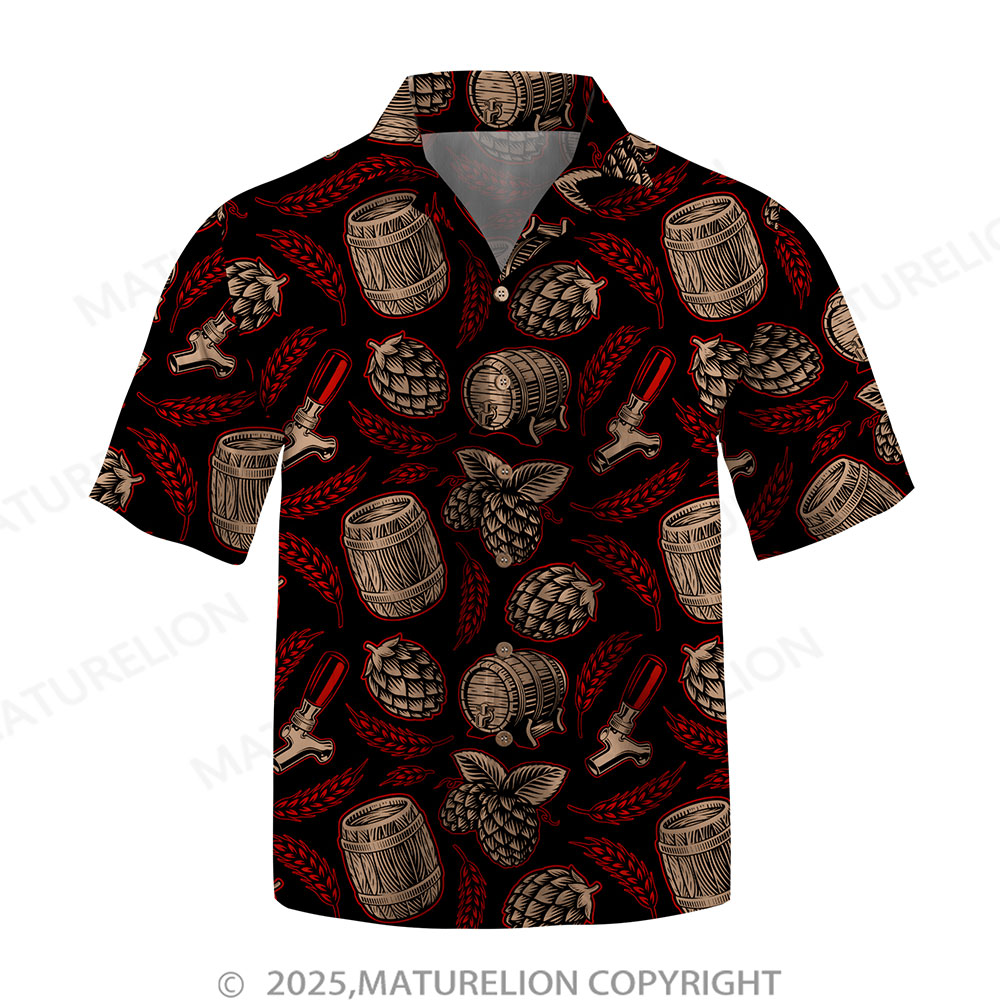 Maturelion Men's Hawaiian Shirt Aloha Sunset Hawaiian Shirt-Maturelion