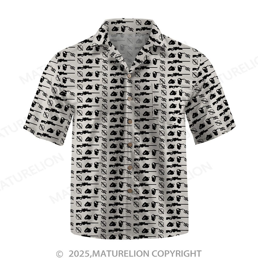 Maturelion Men's Hawaiian Shirt Tiki Bar Hawaiian Shirt