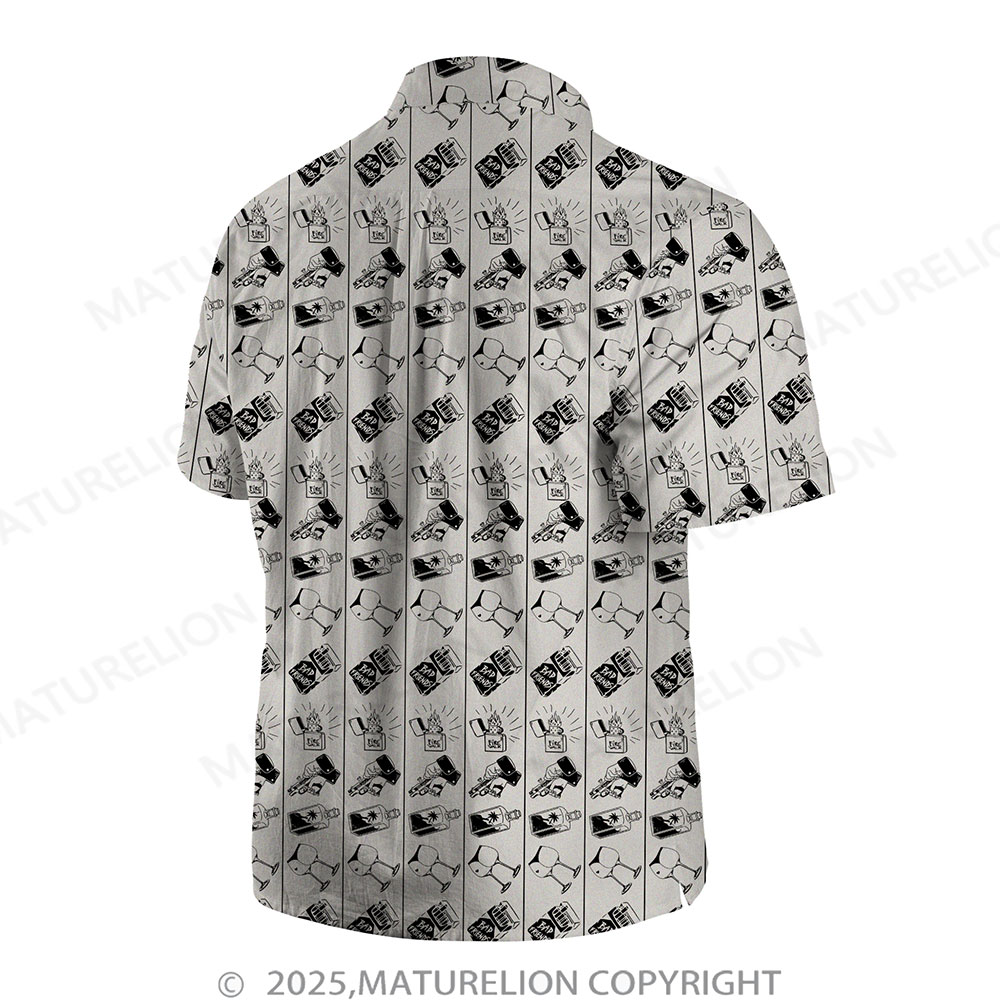 Maturelion Floral Rush Button Up Shirt