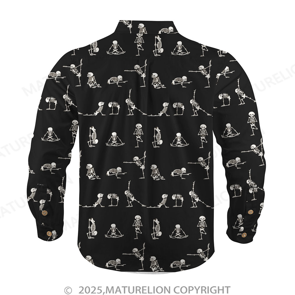 Maturelion Men's Button Pocket ShirtHeat of the Island and Fire of Desire Hawaiian Shirt