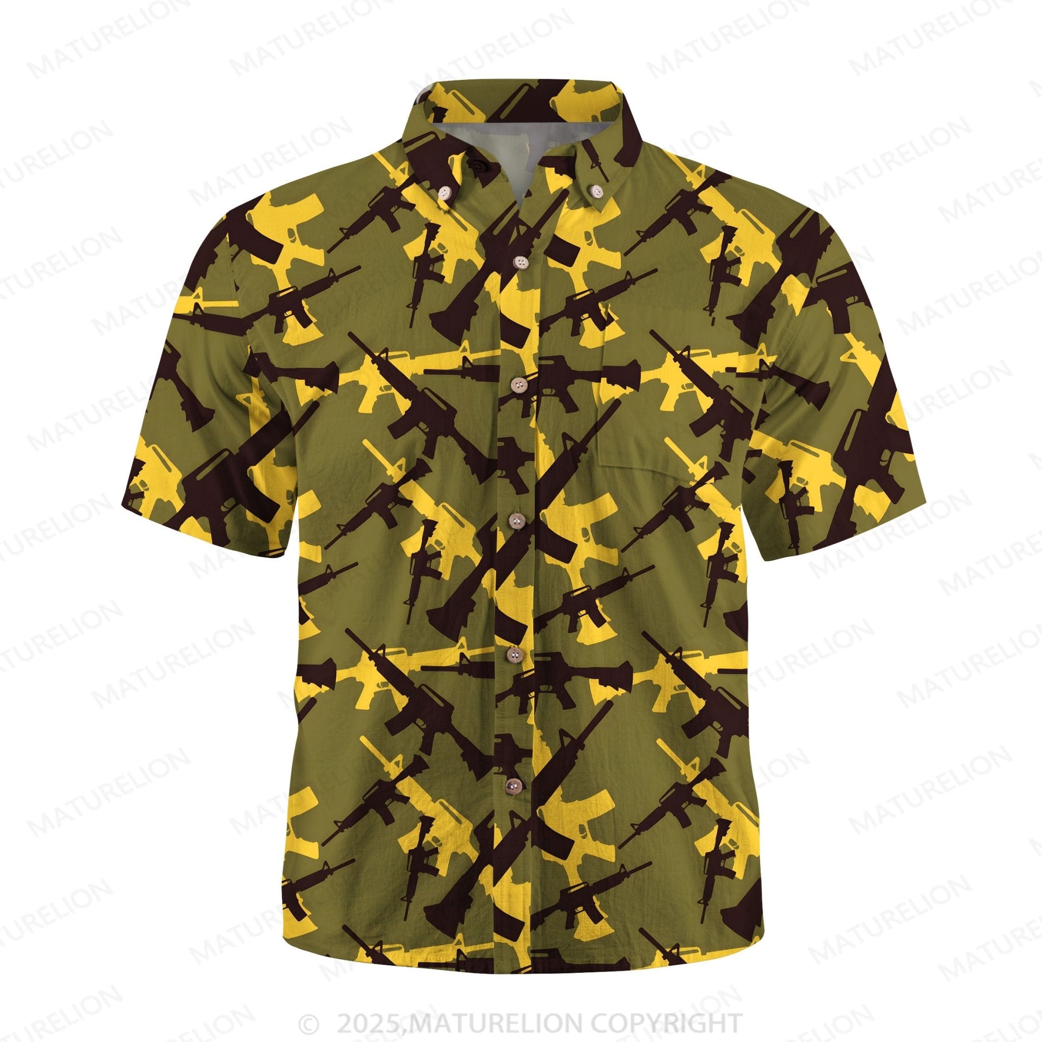 Maturelion Island Dream Button Up Shirt