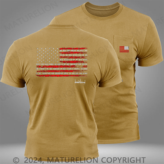 Maturelion Nation Proclamation Pocket T-Shirt