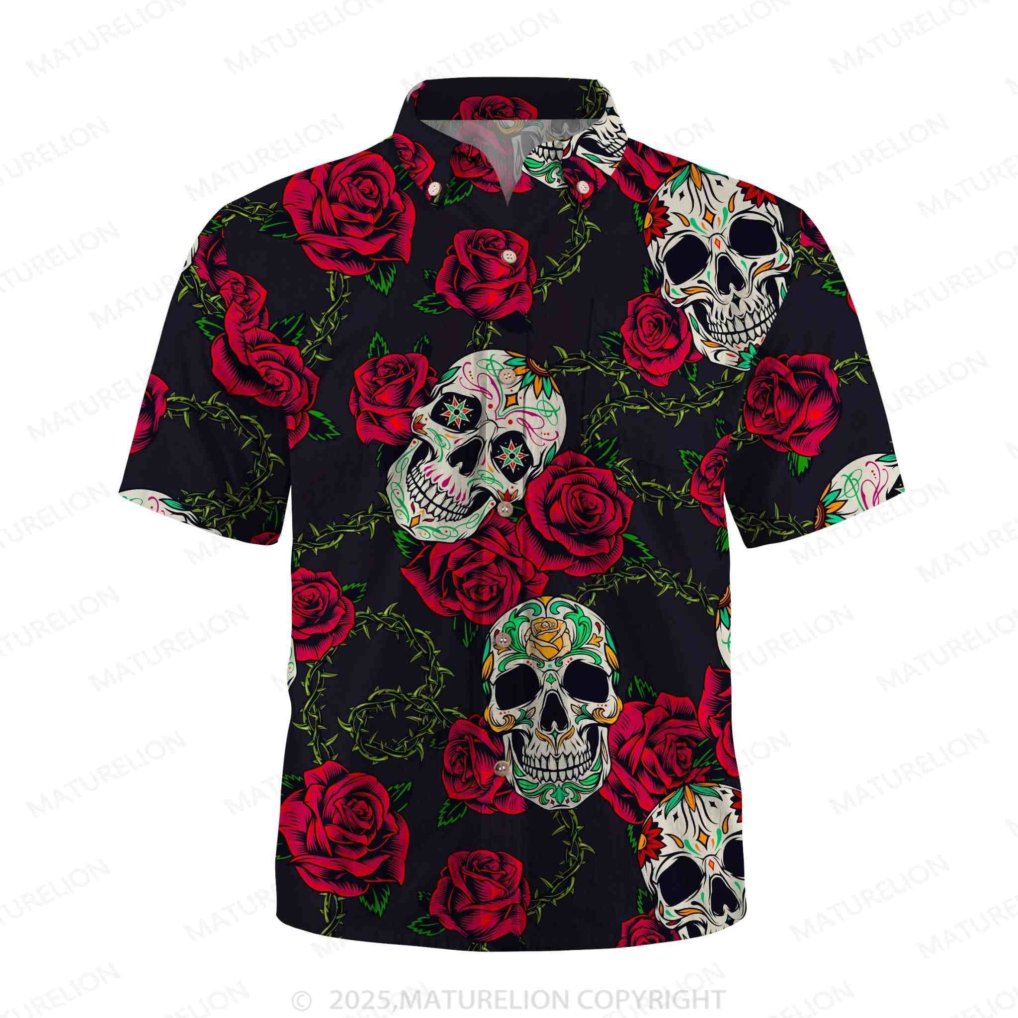 Maturelion Bloom And Death Hawaiian Shirt