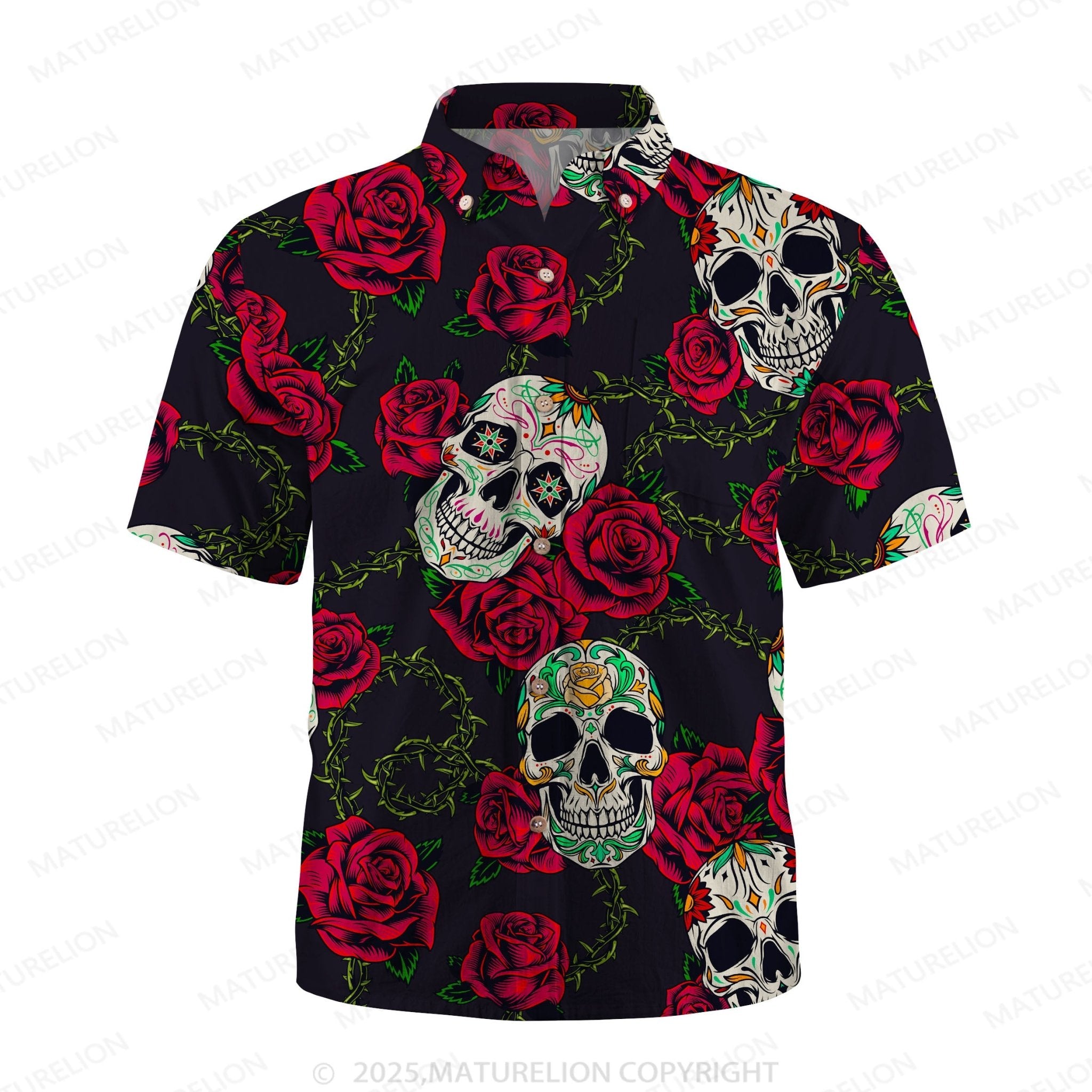 Maturelion Bloom And Death Hawaiian Shirt