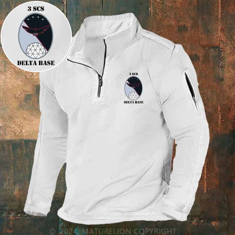 Maturelion Men's Henley Shirt 3 SCS DELTA BASE Henley Shirt