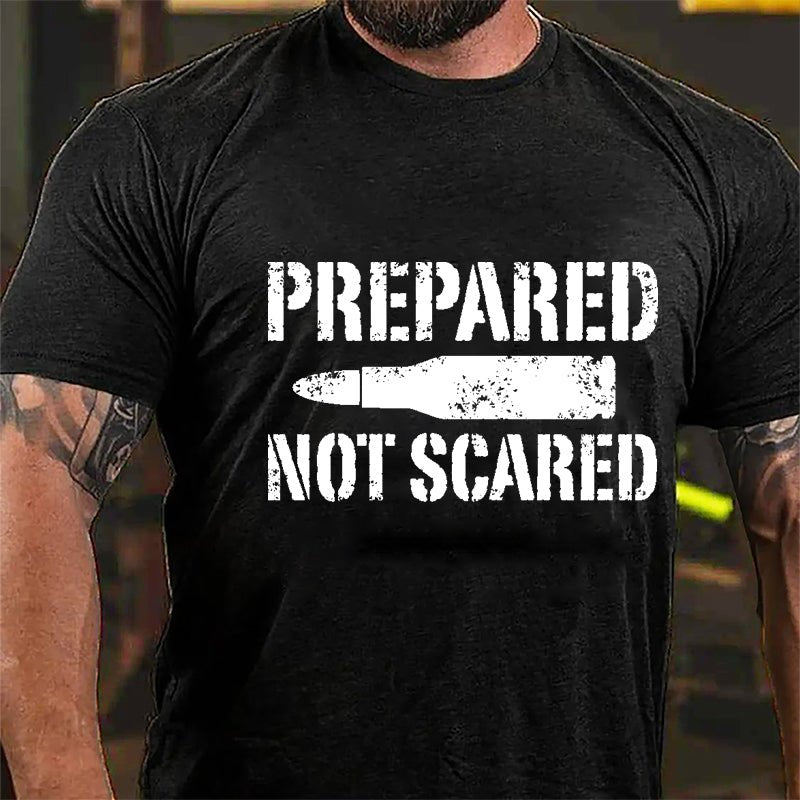 Prepared Not Scared Cotton T-shirt-Maturelion