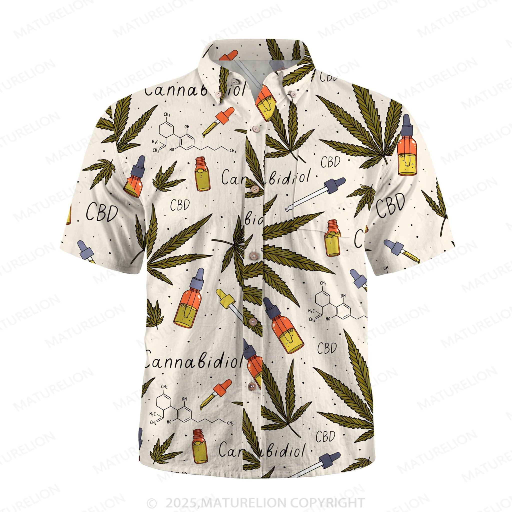 Maturelion Coastal Dream Button Up Shirt