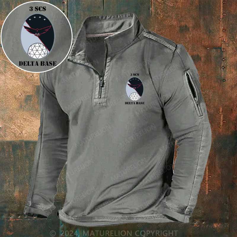 Maturelion Men's Henley Shirt 3 SCS DELTA BASE Henley Shirt