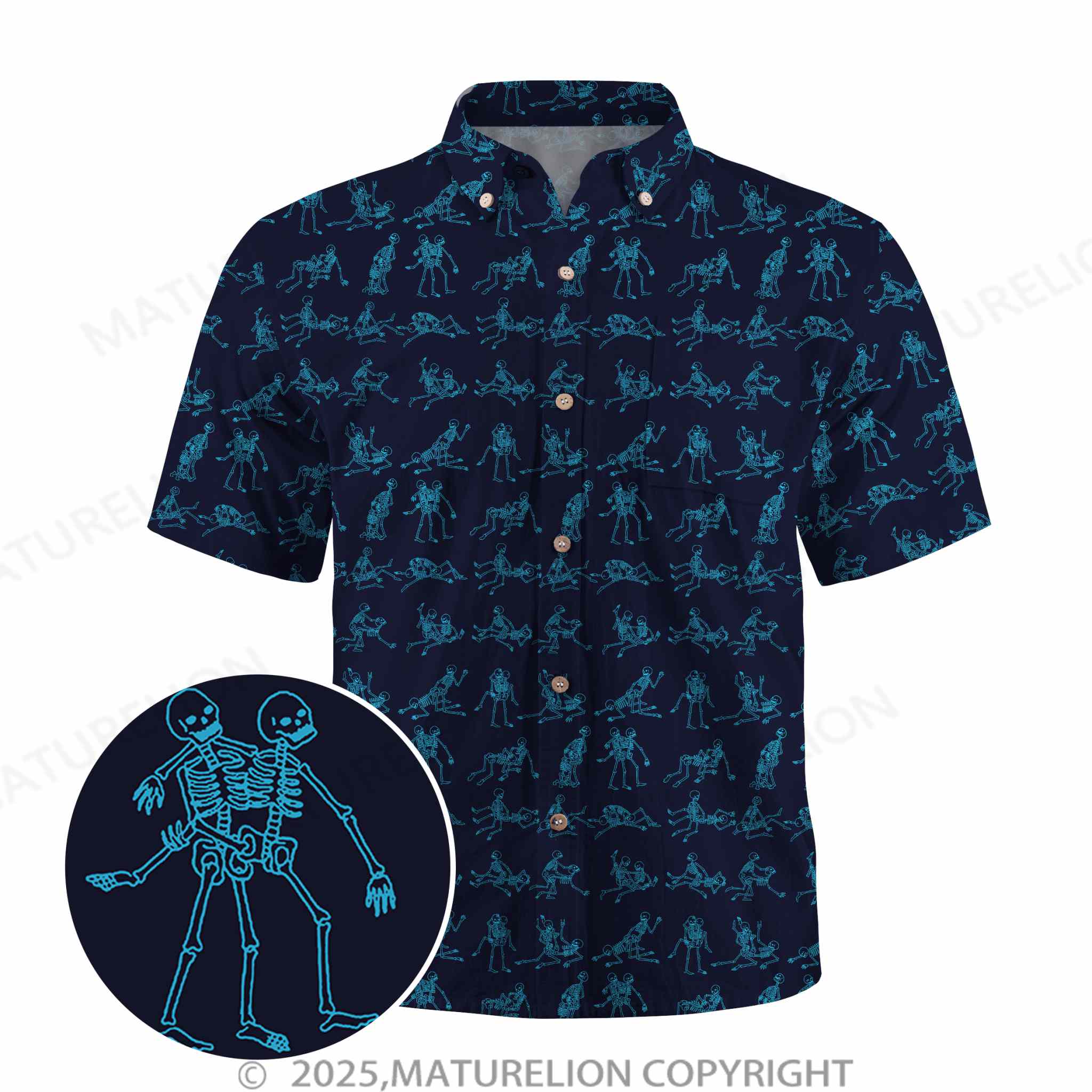 Maturelion Men's Hawaiian Shirt Passion Awaits in Every Breeze Hawaiian Shirt-Maturelion