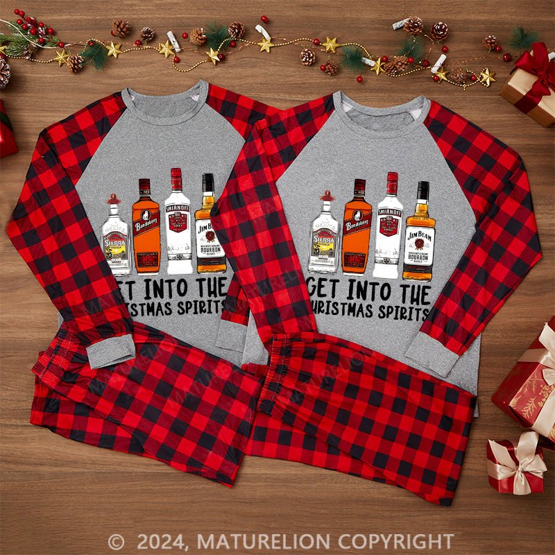 Maturelion Get Into Tue Curistmas Spirits Pyjamas