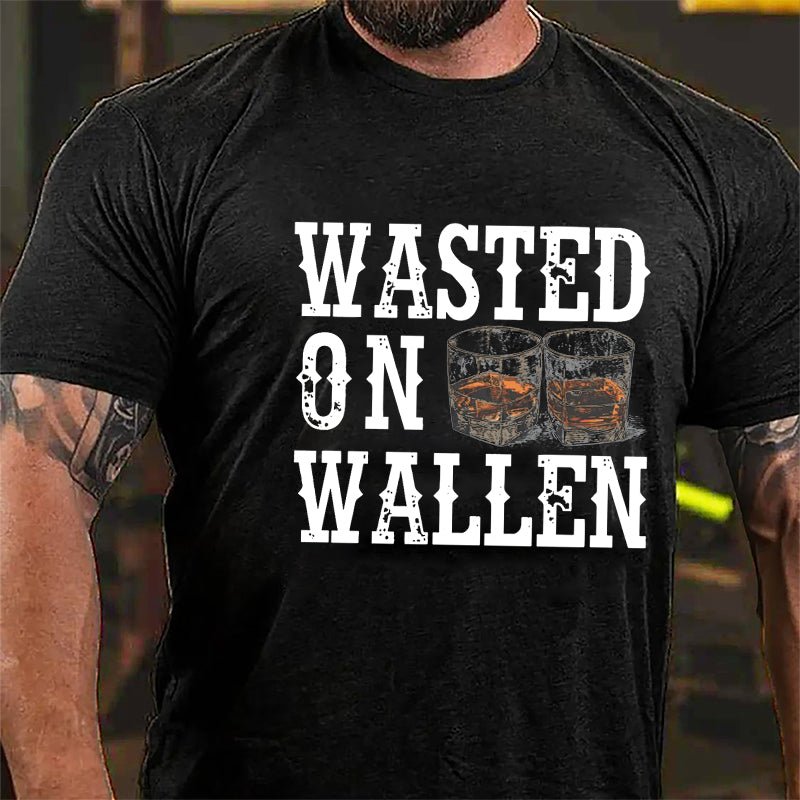Wasted On Wallen Cotton T-shirt-Maturelion