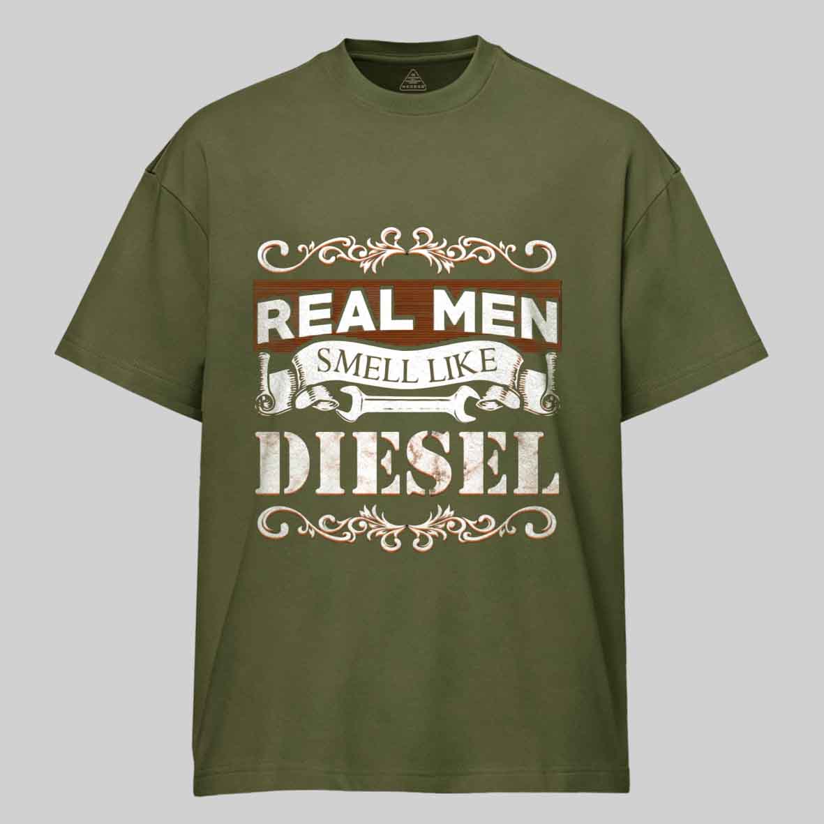 Maturelion Real Men Smell Like Diesel Cotton T-shirt