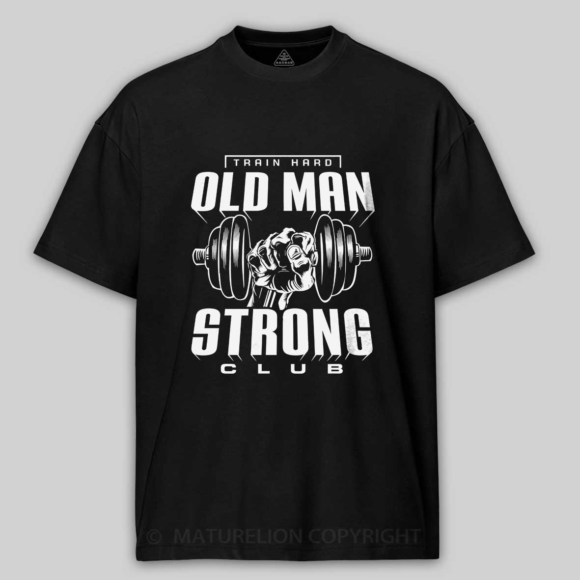 Maturelion OLD MAN STRONG Cotton T-shirt